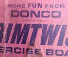 Vintage Made In Lakeview  Oregon -donco Trimtwist Exercise Board- 