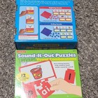 Lakeshore Sound-it-out Long Vowel Combos Stack   Build Puzzles  12pcs Gg808