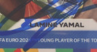 2024 Topps Now Uefa  67 Lamine Yamal Signed Beckett Bas Witnessed Authentic Auto