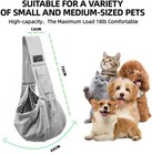 Dog Cat Sling Carrier Hands Free Reversible Pet Pouch Bag For Small Pets Grey Us