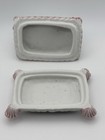Vintage Porcelain Cat Trinket Box Kitten