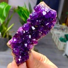 126g Natural Amethyst Geode Quartz Cluster Crystal Specimen Healing