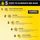 Harris Bed Bug Killer  Liquid Spray With Odorless And Non-staining Formula-1 Gal