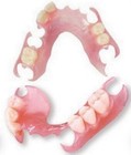 Upper   Lower Set Of Affordability Flexible Valplast Customized Partial Denture