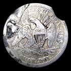 Seated Liberty Quarter Silver Love Token ---- Nice Coin ----  552e