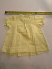 Vintage Yellow And White Infant Girl Dress
