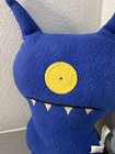 Vintage 2004 Ugly Doll Dog Blue Stuffed Plush Animal Toy Doll One Eye 12 5 