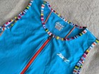 Zoot Sports Triathlon Tri Sleeveless Blue Cycling Jersey Mens Large L