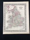American State Map From Mitchell s Atlas 1865 England And Wales Dated 1860