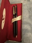 Vintage Centennial Ball Point Pen And Mechanical Pencil In Red Case Both Work