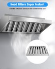 Hood Filters 19 5  X 19 5  Kitchen Range Hood Filter 7 Slots High Efficiency