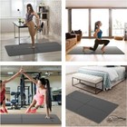 Mat Exercise Extra Large Thick Yoga Foam Gym Floor Folding Fitness Workout Pad