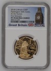 2018 Great Britain Paddington Bear 60th Anniversary Gold 50 Pence Ngc Pf70uc