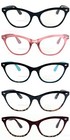 Womens Retro Cat Eye Frame Bifocal Reading Glasses Spring Temples
