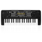 Keyboard Piano For Kids  37 Keys Portable Toddler Music Toy Ages 3-8   Black