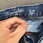 Wrangler Retro Kids Blue Slim Bootcut Denim Jeans Boys Size 8 Medium Wash