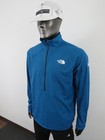 Mens North Face Summit 1 2 Zip Futurefleece Fleece Sweater Pullover Jacket Blue