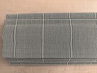 New Custom Made Light Gray Roman Corded Black Out Shade 35 625  X 71  Max