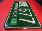  1958-1962  Washington License Plate  That Is High Quality Single Rbe 577  