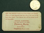 1960 s  Deposit Plate Peoples Bank Of Murray Ky 5 Digit Phone Number B6s1