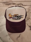 Pink Floyd  wish You Were Here  Otto Trucker Hat  Burgundy   White  Mesh   