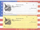 Milwaukee Bank Receipts  6  Both With Awesome Eagle Vignettes  Unused  1920 s