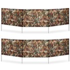 2 Pcs Hunting Blinds Ground Portable Ground Blinds For Deer Hunting Camouflage 