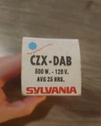 Vintage Sylvania Projector Lamp Czx Dab Lght Bulb 120v 500w 