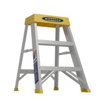 2 Ft  Aluminum Step Ladder  8 Ft  Reach Height  With 300 Lb  Load Capacity Type