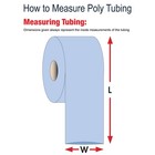 Poly Tubing Roll  3  X 1075   4 Mil  Clear - For Custom Sized Poly Bags