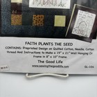 The Good Life Needlepoint Kit    faith Plants The Seeds    Wall Hanging New Complete