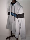 Shimano Fishing Hoodie Gray Black Blue Embroidered Spellout Logo Size Medium 