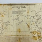 Original 1859 Civil War Map Great Currents And Drifts Of The Ocean 13 X 23    Fl1