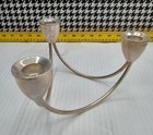 Mcm Modern Duchin Creation Sterling Silver Danish 3 Arm Triple Candle Holder