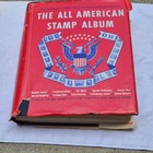 The All American Stamp Album Over 100 Pages Filled