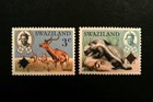 Swaziland  238-39   1975 Surcharged Nature Stamps   Compl Set Of 2 Mnh