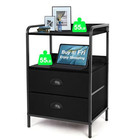 Night Stand Bedside Table Bedroom Nightstand With Open Shelf Bed Side Table 