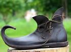 Poulaines Shoes Leather Shoes With Curved Point Renaissance Shoes  Larp Or Cospl
