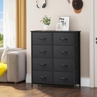 Yitahome 8-drawer Fabric Dresser  Tall Storage Tower W bins  Sturdy Organizer
