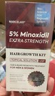 Narcelax 5  Minoxidil Extra Strength Hair Growth Kit Solution Serum 2 Pack 60ml