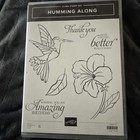 Stampin Up  Humming Along Stamp Set And Hummingbird Dies
