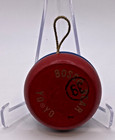 Vintage 1950 s Duncan Bosco Bear Wooden Beginners Yo-yo Red blue Luck  Wisconsin