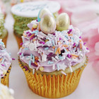 Gifbera Gold Foil Jumbo Cupcake Liners Metallic Large Muffin Baking Cups