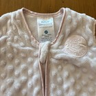 Halo Infant Baby Sleep Sack Size Small 0 To 6 M Ivory White Pink Minky Fleece
