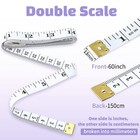12 Pack Soft Flexible 60  Ruler Tape Measure Body Sewing Tailor Cloth Art Craft