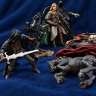 Lotr Lord Of The Rings 2003 2004 Figure Lot 40  Ringwraiths Horses Accessories