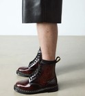 Dr  Martens 1460 Inferno Women   s 7  Men   s 6 Unisex Flame-etched Design Cherry