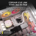 Corsair - Icue Link Titan 360 Rx Liquid Cpu Cooler With Rgb Lighting - White