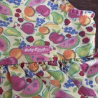Vintage 90s Baby Oshkosh Bgosh Fruit Print Bubble Romper Dress 18m Colorful