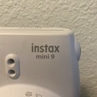 Fujifilm Instax Mini 9 Instant Camera - Smokey White-  works   has Film In It